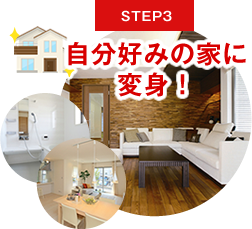 自分好みの家に変身！